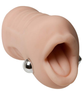 Мастурбатор ротик из киберкожи, с вибрацией, Doc Johnson Sasha Grey - No Taboo