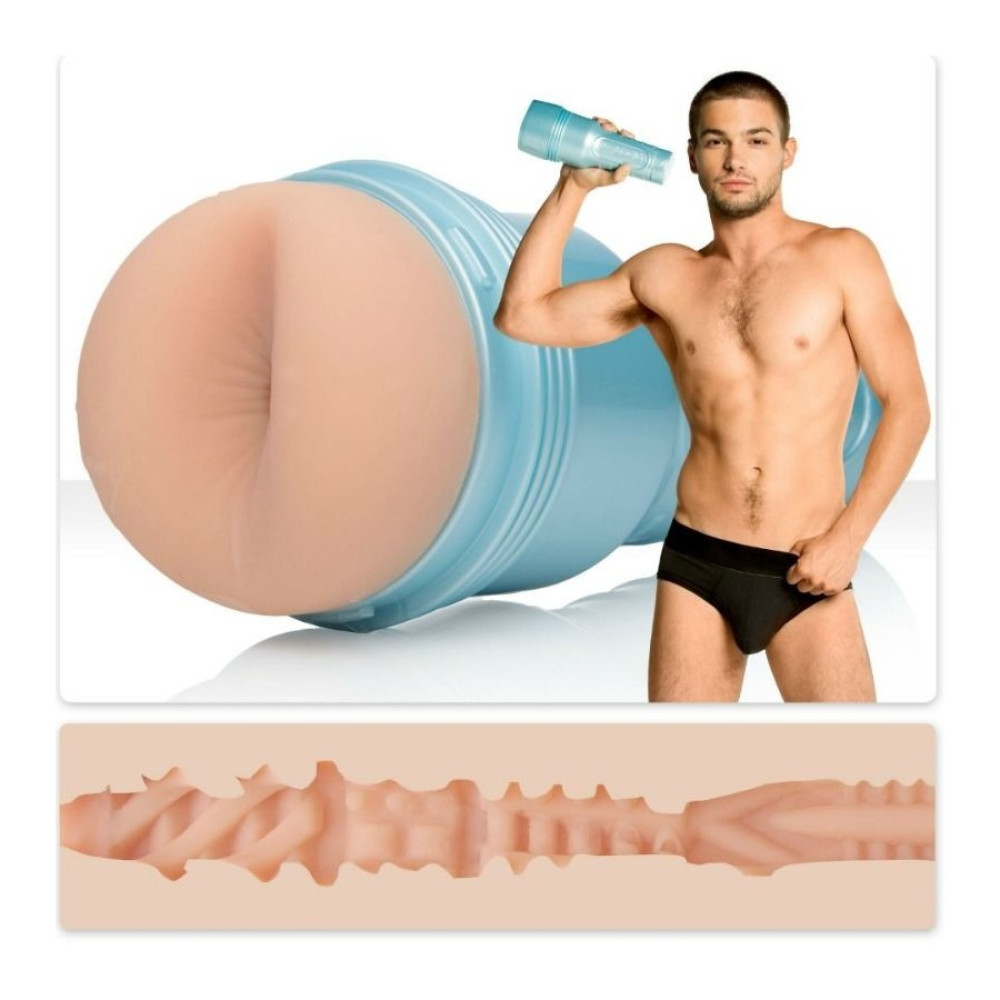 Мастурбатор из киберкожи, телесного цвета, Fleshjack boys JOHNNY RAPID MAN CAVE (36177), zoom