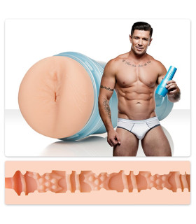 Мастурбатор-попка, телесного цвета, из киберкожи, Fleshjack boys TRENTON DUCATI BUTT TITANIUM - No Taboo