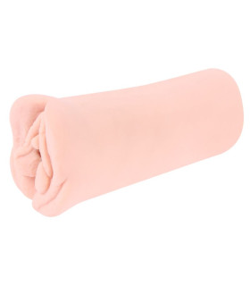 Мастурбатор двухслойный из киберкожи Kokos Nara, телесный - No Taboo