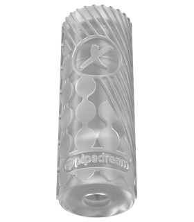 Мастурбатор с массажными шариками внутри PDX ELITE EZ GRIP STROKER Clear - No Taboo