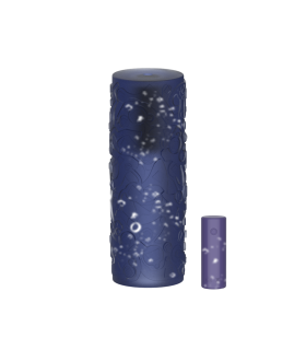 Мастурбатор с вибро прозрачный черный Vertical Attack ML Creation (My Love) - No Taboo