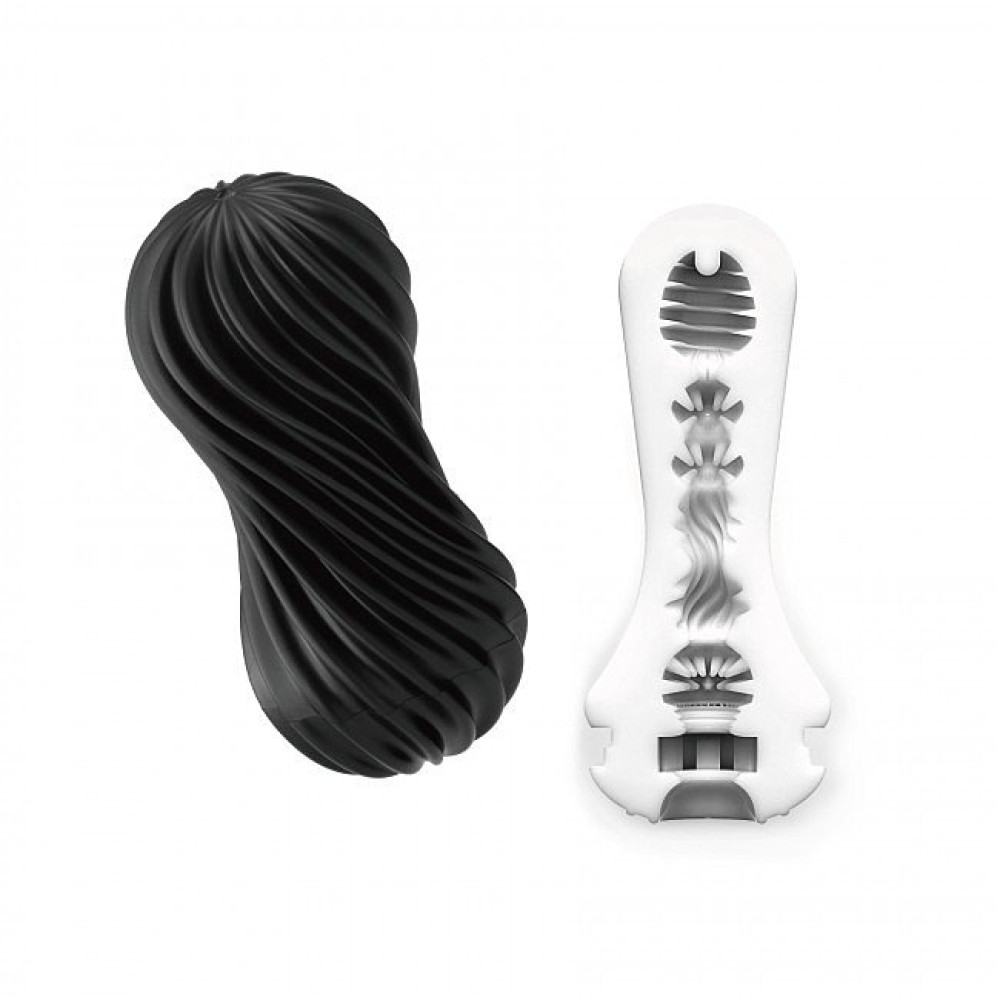 Мастурбатор Tenga Flex Rocky Black (28447), zoom