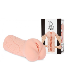 Мастурбатор-Вагіна Kokos Tattoo реалістичний, з кібершкіри - No Taboo