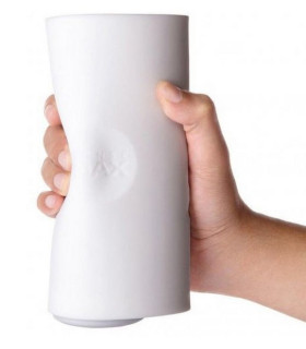 Мастурбатор белый с вибро SENSETUBE - No Taboo