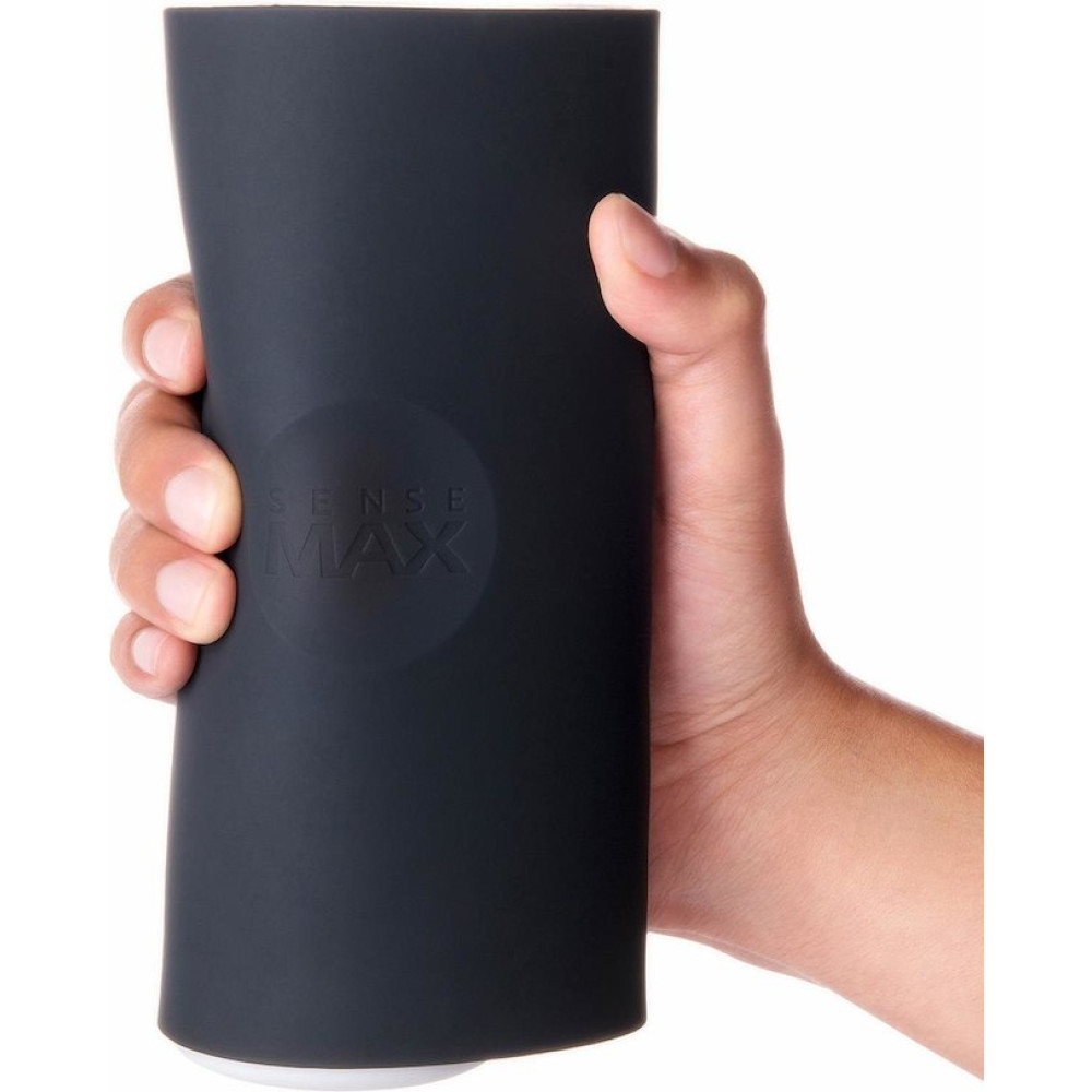 Мастурбатор чорний з вібро SENSETUBE (31663), zoom