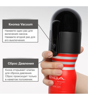 Набор насадка+вагина Tenga Vacuum Controller - No Taboo