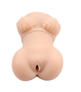 Мастурбатор реалистичный вагина Chisa в форме женского торса, бежевый, 14.8 см - No Taboo