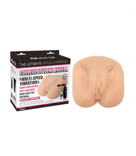 Вагина реалистичная Chisa ManQ College Student Angela, с вибрацией, 18 см х 17 см - No Taboo