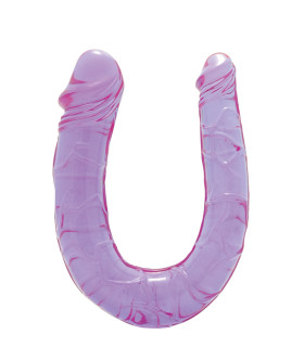 Анально-вагінальний фалоімітатор фіолетовий Dream Toys - No Taboo