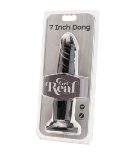 Черный фаллоимитатор на присоске - No Taboo