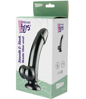 Фаллоимитатор DREAM TOYS SMOOTH & SLEEK METALLIC DILDO - No Taboo