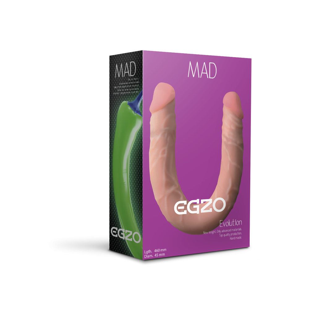 Фаллоимитатор двойной (двухсторонний), киберкожа, 46х4,5 см (31623), zoom