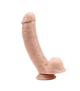 Фаллоимитатор из силикона с мошонкой на присоске ''Volcano'' - No Taboo