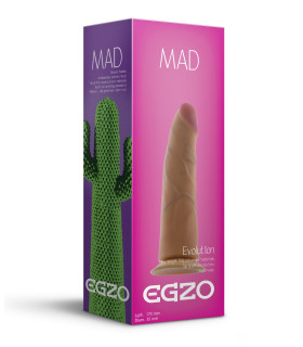 Фаллоимитатор на присоске киберкожа, 20 х 4 см - No Taboo