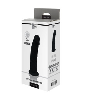 Фалоімітатор з термосилікону для розігріву, Чорний, 15 см х 3 см - No Taboo