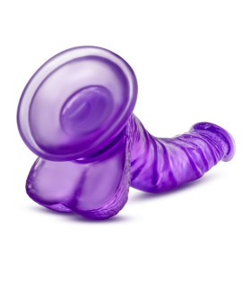 Фаллоимитатор реалистичный с присоской, фиолетовый, 22 см х 3.7 см - No Taboo