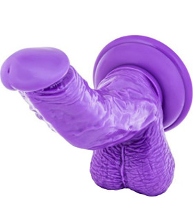 Фаллоимитатор с мошонкой на присоске - No Taboo