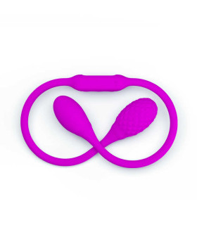 Гибкий вибростимулятор для пар Dream Lover's Whip с круглыми концами - No Taboo