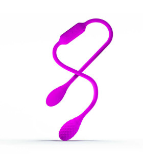 Гибкий вибростимулятор для пар Dream Lover's Whip с круглыми концами - No Taboo