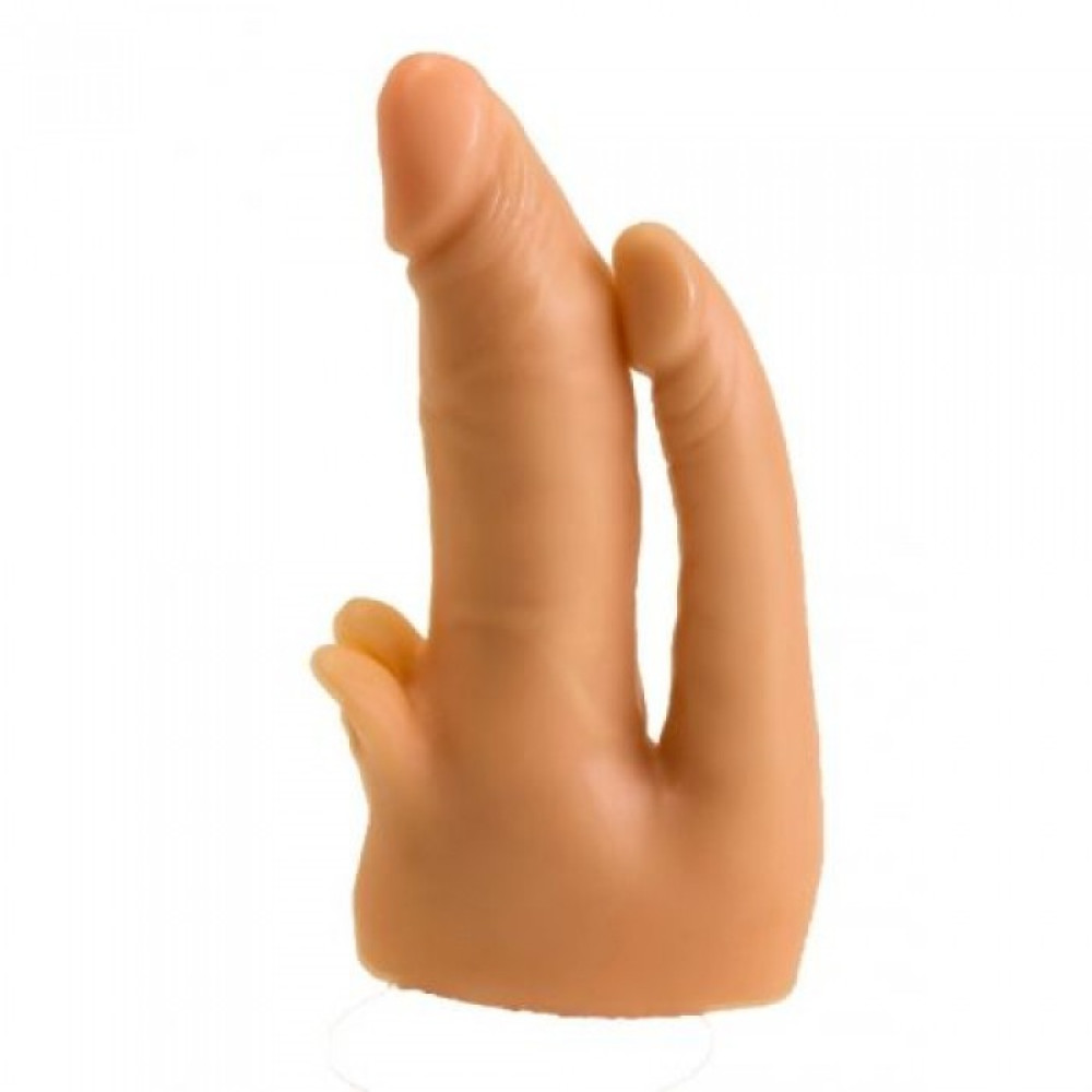 Насадка на страпон двойного проникновения EGZO 14 х 3,9 см, 1,5 см, Vac-U-Lock (34757), zoom