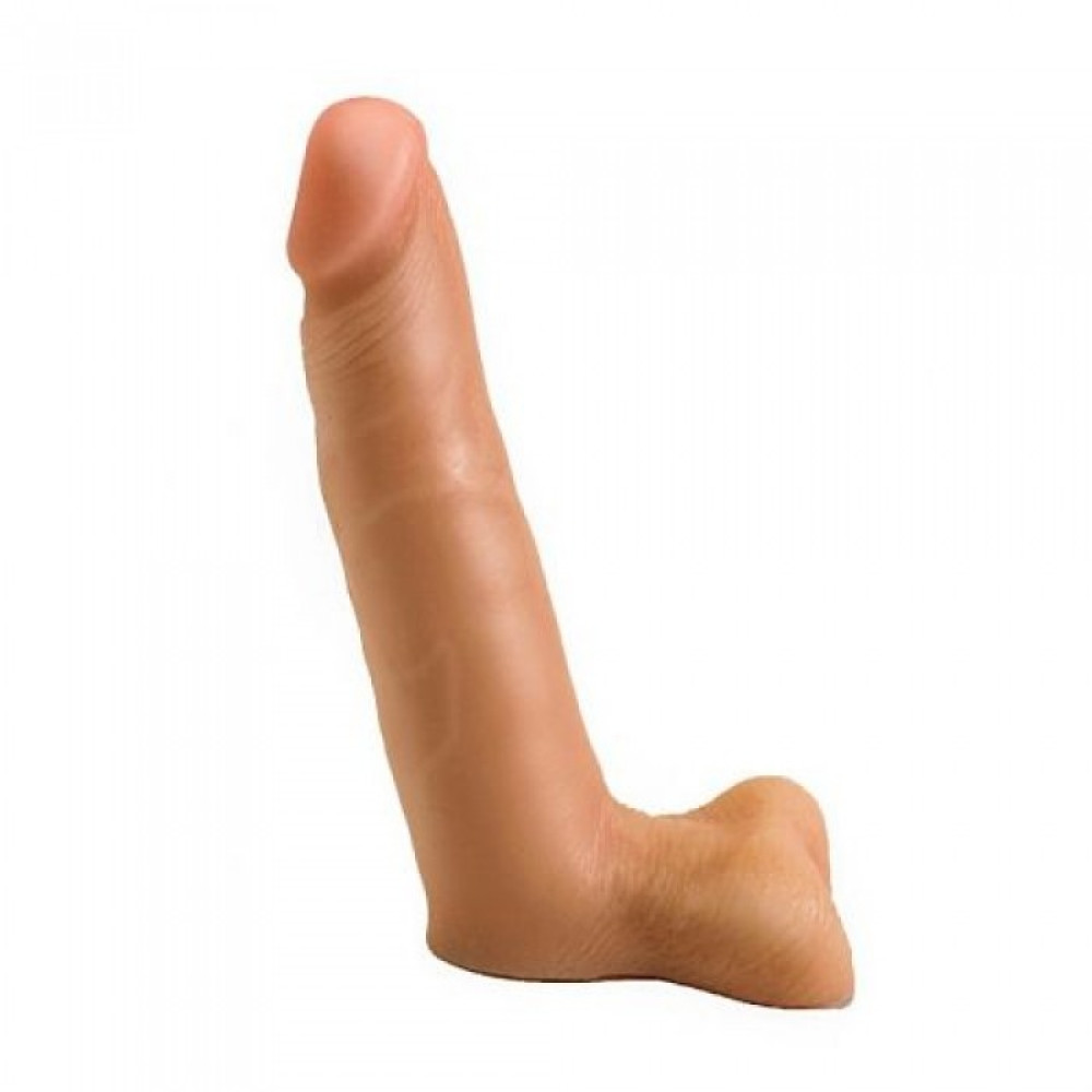 Реалистичная насадка на страпон с мошонкой EGZO (34754), zoom