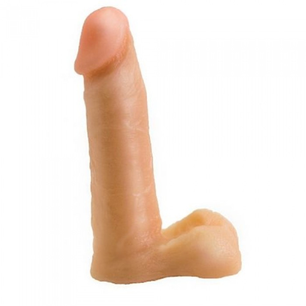 Реалистичная насадка на страпон с мошонкой EGZO 16,5 х 4,1 см, Vac-U-Lock (34750), zoom