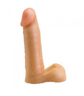 Реалистичная насадка на страпон с мошонкой EGZO 16,5 х 4,1 см, Vac-U-Lock - No Taboo