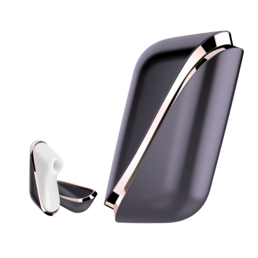 Вакуумный стимулятор клитора Satisfyer Pro Traveler черный, 10.7 х 4.6 см (29375), zoom