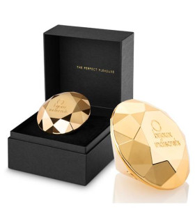 Вибратор-бриллиант Twenty One Vibrating Diamond Bijoux Indiscrets, золотой - No Taboo