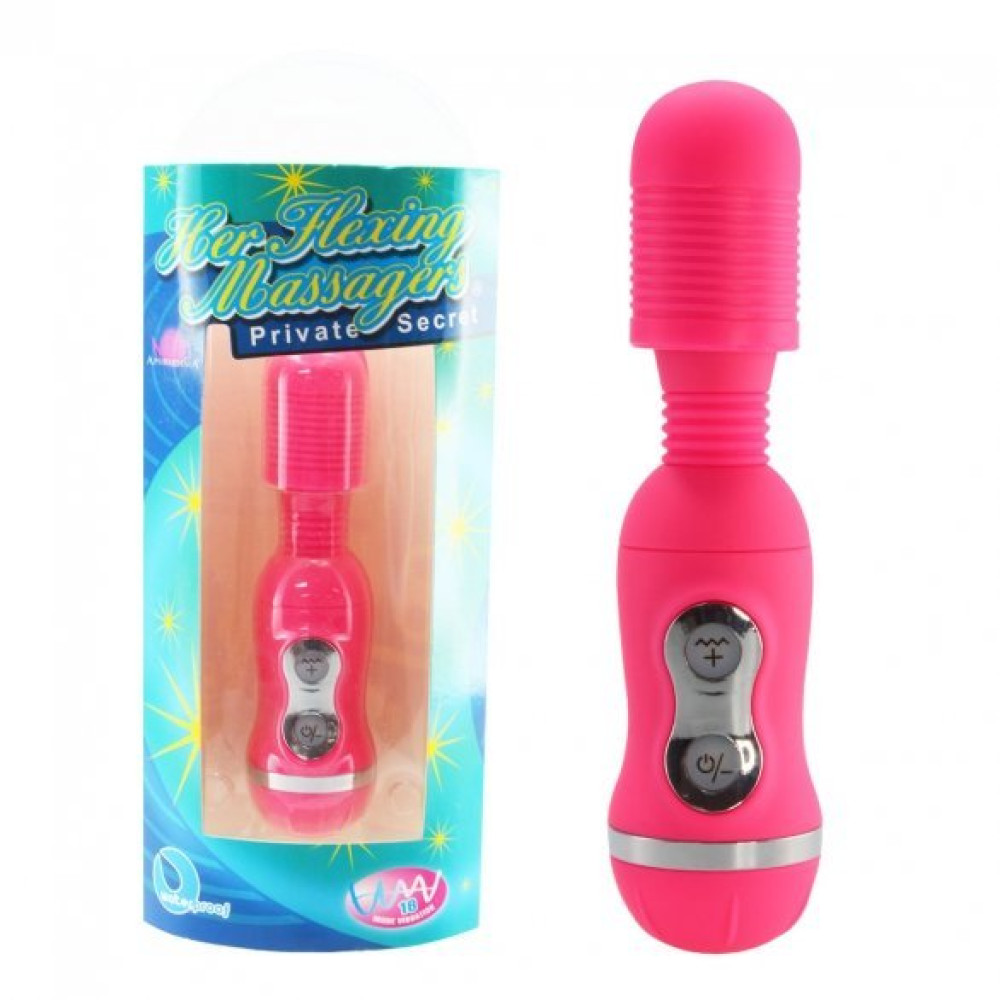 Вибратор микрофон мини фуксия (26262), zoom