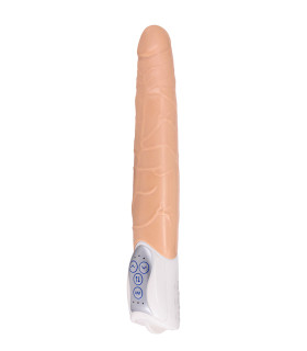 Вібратор-пульсатор LONG JOHN THRUSTING VIBE FLESH - No Taboo