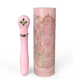 Вібратор-пульсатор з підігрівом ZALO DESIRE рожевий, 22.8 см х 4.5 см - No Taboo