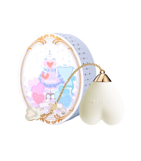 Клиторальный вибратор Baby Heart ZALO в форме сердца Vanilla White - No Taboo