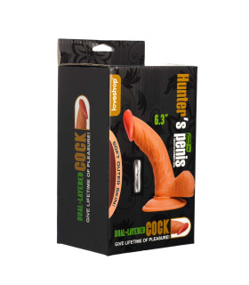 Вибратор реалистичный с присоской 6,3 Hunter's penis - No Taboo