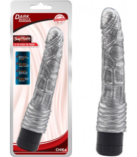 Вибратор реалистичный Dark Muscle 22.3 см, серебристый - No Taboo