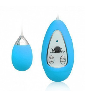 Вибратор яйцо Droplet голубое - No Taboo