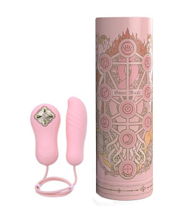 Виброяйцо-пульсатор с функцией подогрева ZALO TEMPTATION, розовое - No Taboo