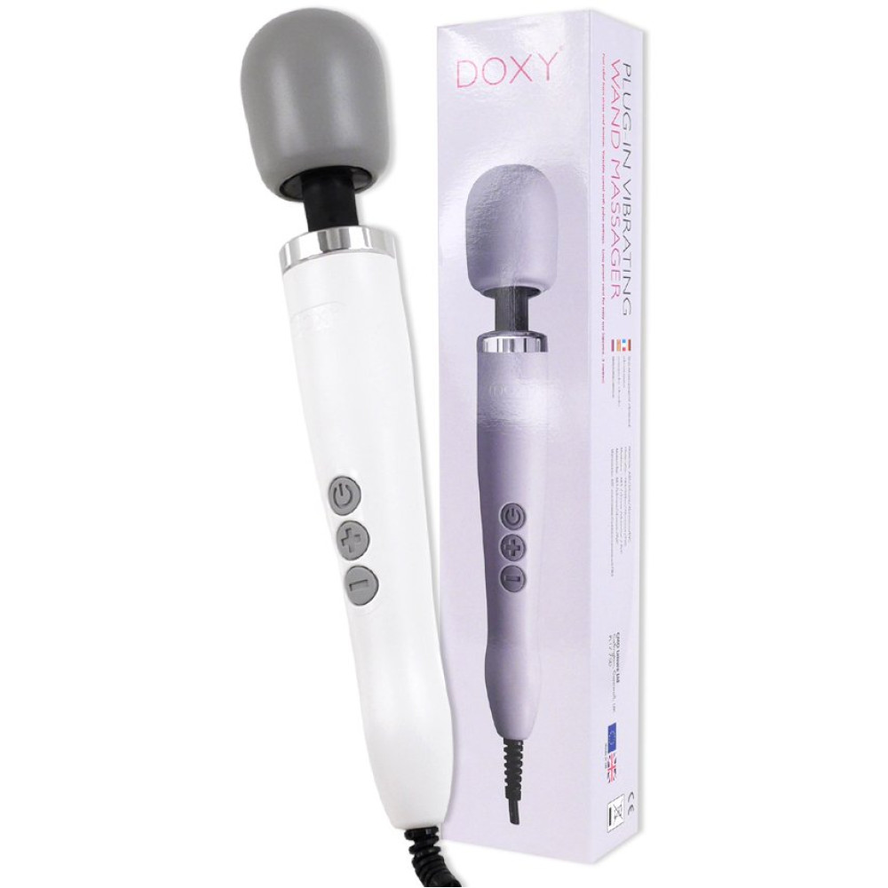 Вибромассажер DOXY Wand Massager White (27229), zoom