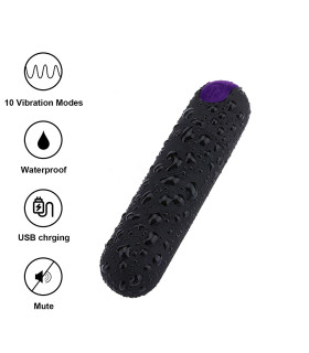 Вибропуля перезаряжаемая, 10 режимов вибрации - No Taboo