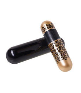 Вибропуля с контейнером для хранения Kenya Petite LEOPARD/GOLD - No Taboo