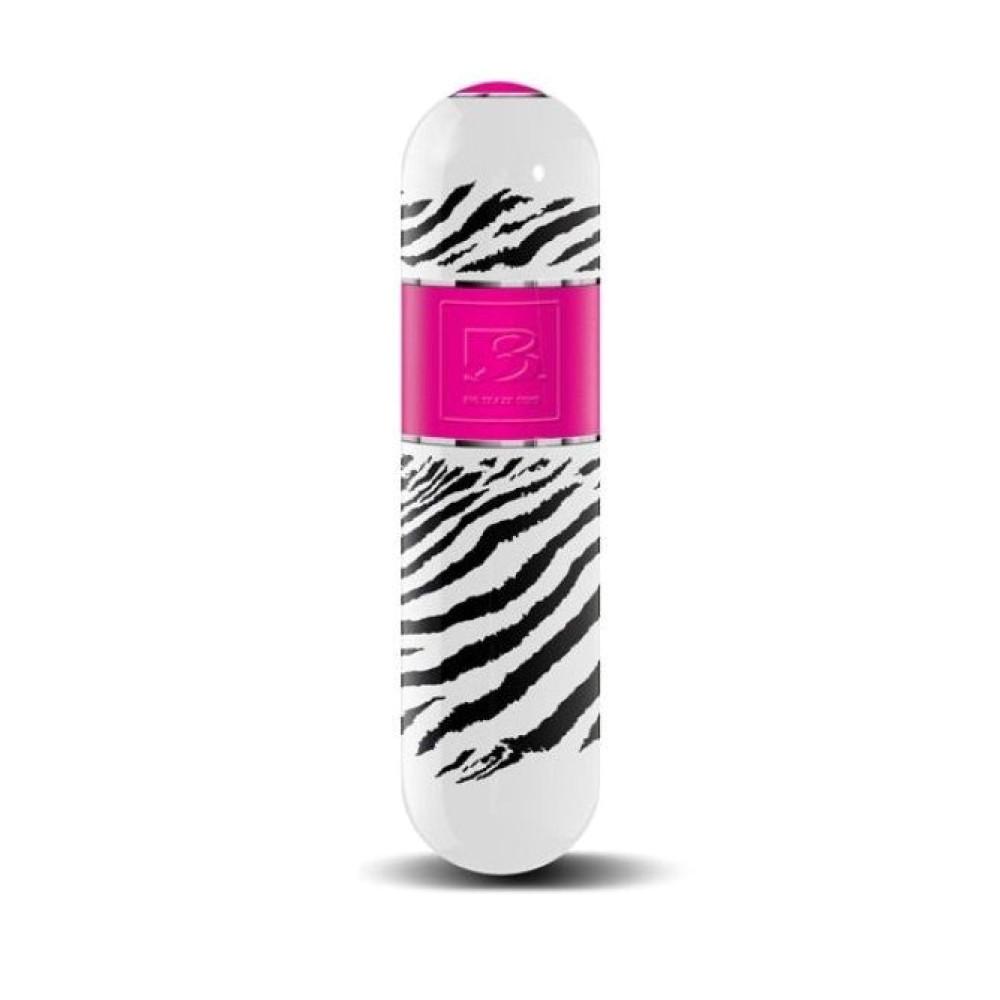 Вибропуля с контейнером для хранения Kenya Petite ZEBRA/PINK (34336), zoom