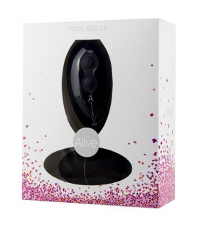 Виброяйцо Alive Magic Egg 2.0 Black - No Taboo