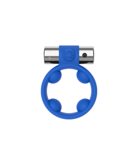 Ерекційне кільце C вібропулей Cool Boy Blue ml Creation (My Love), куля срібло - No Taboo