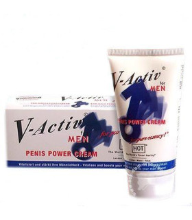 Стимулирующий крем HOT V-Activ Penis Power для мужчин, 50 мл - No Taboo