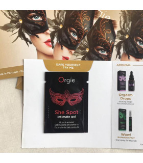 ПРОБНИК Возбуждающий гель для точки G She Spot - No Taboo