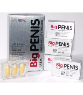 Таблетки для потенции Big Penis, 3 шт - No Taboo