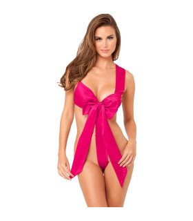 Эротическое боди в виде розового бантика S/M - No Taboo