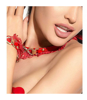 Чокер с бахромой Me-Seduce, красный - No Taboo