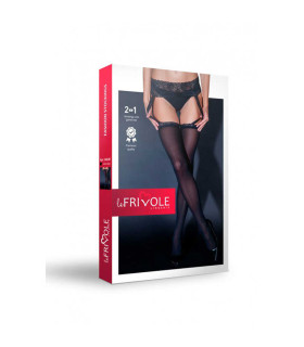 Еротичні панчохи Sense з ажурним поясом S / M - No Taboo